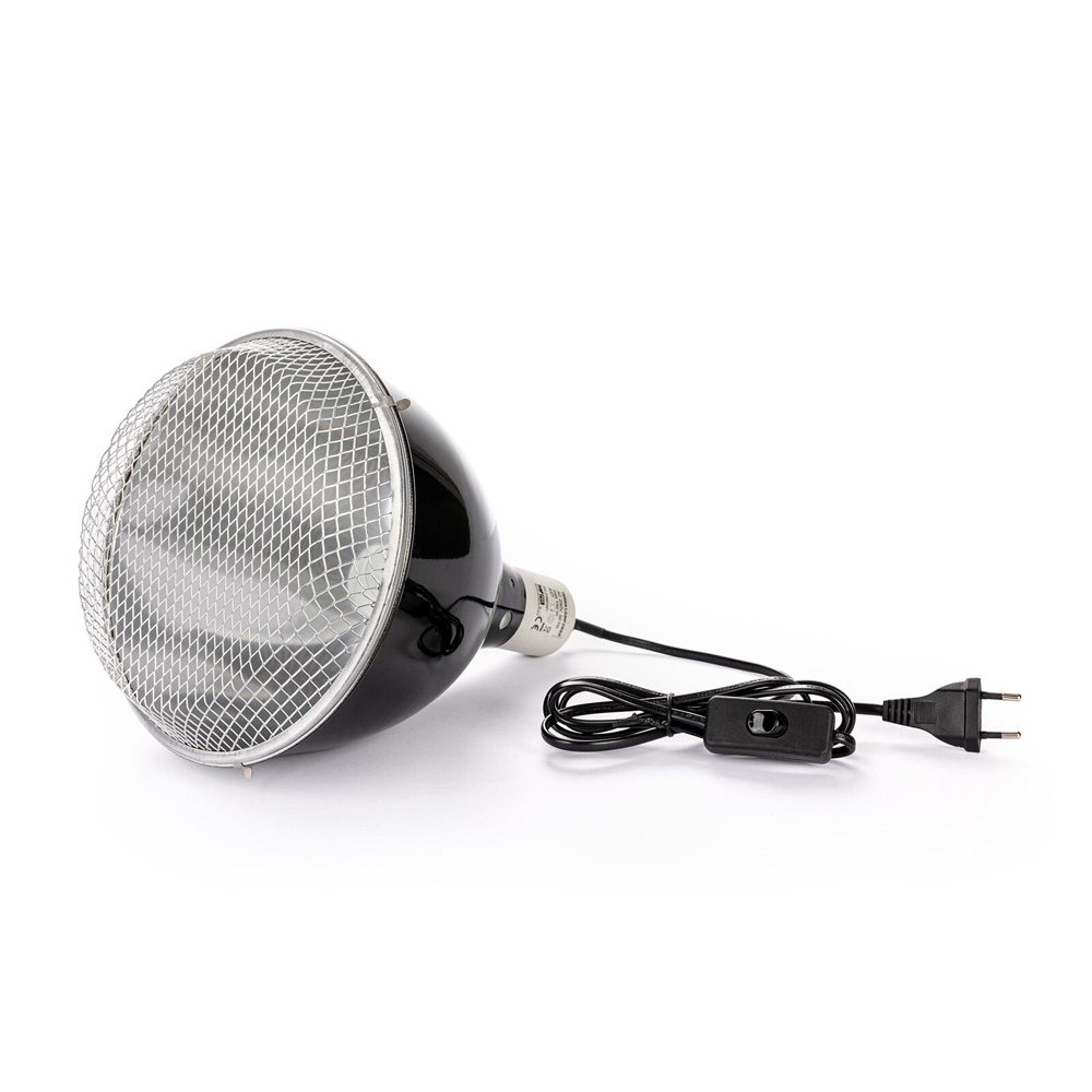Happet Klosz Lampy z Siatką 22cm do Terrarium Oprawa Ceramiczna E27 max. 120W